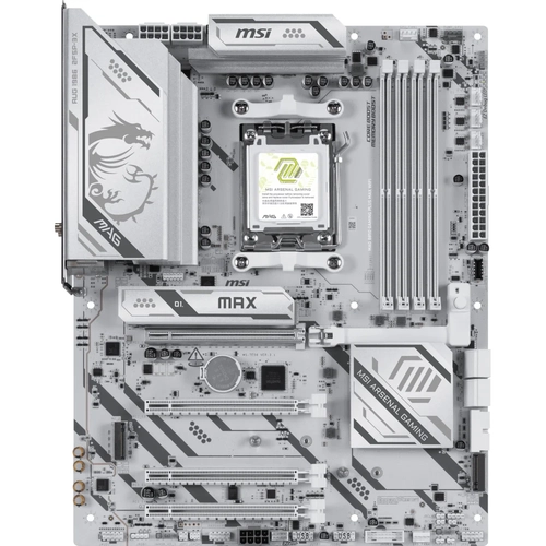 MSI MAG B850 GAMING PLUS MAX WIFI AM5 DDR5 8200MHZ(OC) DP 3x M.2 USB 10Gbs 5G LAN WI-FI 7 ATX