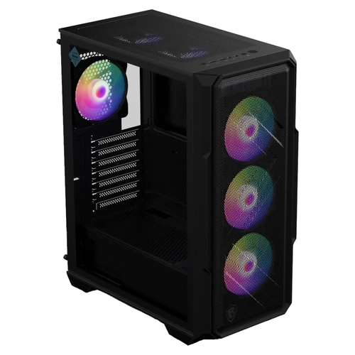 MSI MAG FORGE 151A B75 PCIE5 II 4x120mm ARGB Fanl� 750W 80+ Bronze Siyah ATX Gaming Kasa