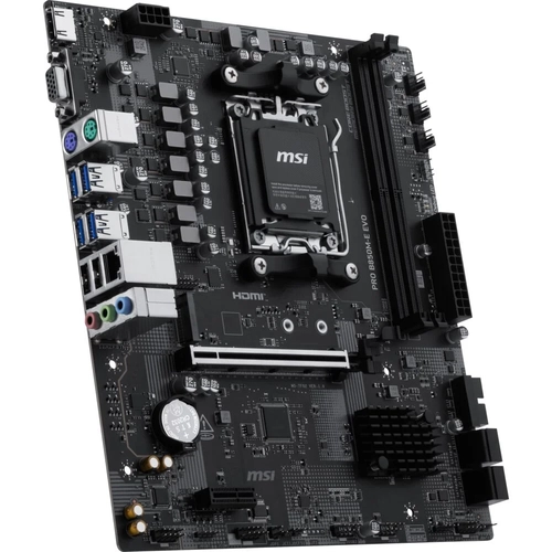 MSI MB PRO B850M-E EVO AM5 DDR5 8200MHZ(OC) HDMI VGA M.2 USB 5Gbs 2.5G LAN mATX