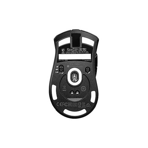 MSI GG CLUTCH GM51 LIGHTWEIGHT 85 GRAM ESPORTS WIRELESS GAMING MOUSE MAX 26000 DPI 1MS PIXART PAW-3395 OPTIK SENSOR OMRON SWITCH RGB