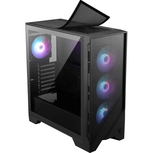 MSI MAG FORGE 321R AIRFLOW TEMPERLI CAM 4X120MM ARGB FAN TYPE C FRONT ATX GAMING BILGISAYAR KASASI