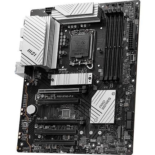 MSI MB PRO B760-P II SOKET 1700 DDR5 7000(OC) PCI-E ,M.2 USB3.2 HDMI,DP 1X 2.5G LAN ATX
