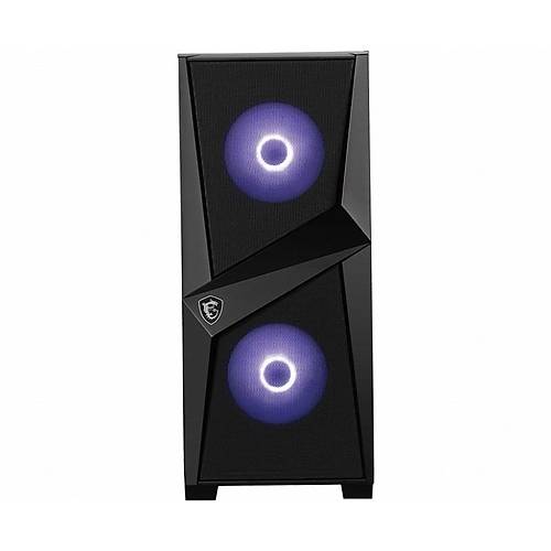 MSI MAG FORGE 100M TEMPERLI CAM 2 X RGB FAN 1 X 120MM FAN ATX GAMING BILGISAYAR KASASI