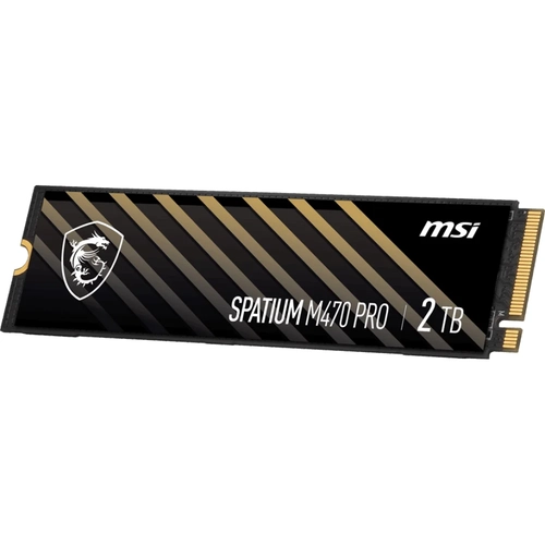 MSI SPATIUM M470 PRO PCIE 4.0 NVME M.2 2TB (6000MB-5000MB/s) SSD