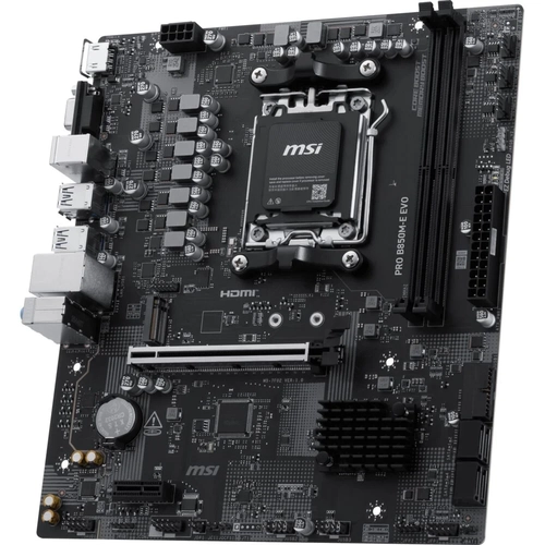 MSI MB PRO B850M-E EVO AM5 DDR5 8200MHZ(OC) HDMI VGA M.2 USB 5Gbs 2.5G LAN mATX