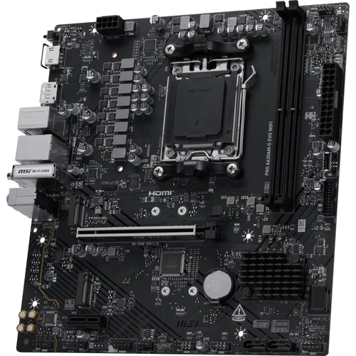 MSI PRO A620AM-G EVO WIFI DDR5 6800 MHz (OC) M.2x2 USB 3.2 HDMI DP Wi-Fi 6E ARGB mATX