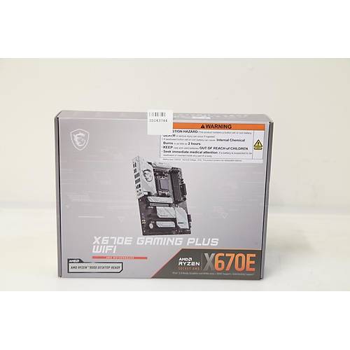 MSI X670E GAMING PLUS WIFI DDR5 7800 MHz (OC) M.2x4 USB 3.2 HDMI DP Wi-Fi 6E ATX (Outlet - Te�hir)