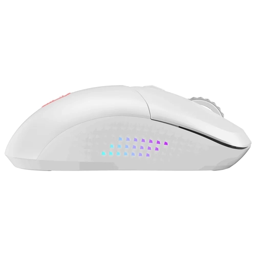 MSI GG VERSA 300 ELITE WIRELESS WHITE 65 GRAM GAMING MOUSE 26000 DPI 1000 Hz / 1MS PIXART PAW-3395DM OMRON MICRO SWITCH RGB LED 2.4 GHz Bluetooth 5.3 USB 2.0 KABLOSUZ MOUSE