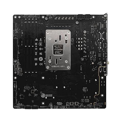 MSI MB B650M PROJECT ZERO AM5 DDR5 7600MHZ(OC) HDMI DP M.2 USB3.2 2.5G LAN WI-FI 6E MATX