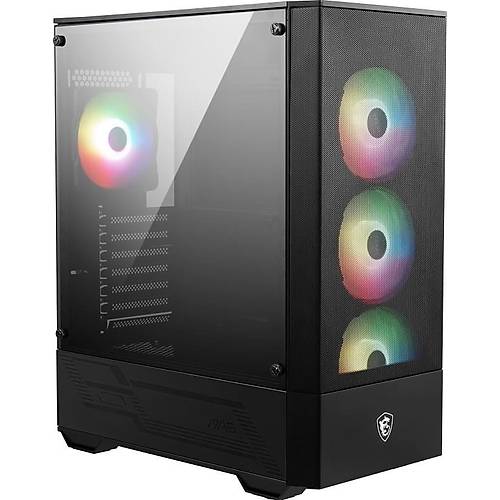 MSI MAG FORGE 112R TEMPERLI CAM 3X120MM 1X120MM ARGB FAN ATX GAMING BILGISAYAR KASASI