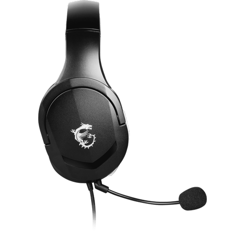 MSI GG IMMERSE GH20 GAMING HEADSET HAFIF KATLANABILIR 2X40 MM SURUCU KABLO KUMANDA 20HZ-20KHZ 32 OHM MIKROFON 1.5M ORGU Y-KABLO 3.5