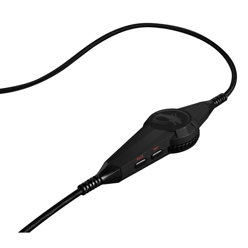 MSI GG DS502 GAMING HEADSET 7.1 CEVRESEL SES 2X40MM SURUCU KIRMIZI DRAGON LED AYDINLATMA KABLO KUMANDA MIKROFON 2M ORGU KABLO USB BA