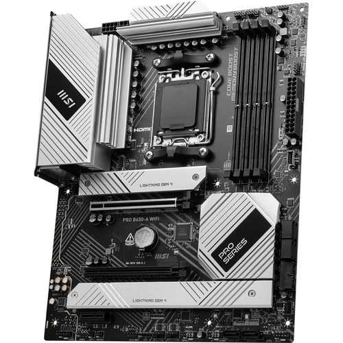 MSI MB PRO B650-A WIFI AM5 DDR5 7600MHZ(OC) HDMI DP 3X M.2 USB 20 GBPS 2.5G LAN WI-FI 6E ATX