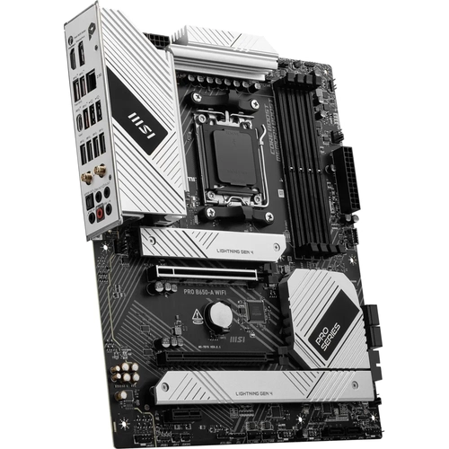 MSI MB PRO B650-A WIFI AM5 DDR5 7600MHZ(OC) HDMI DP 3X M.2 USB 20 GBPS 2.5G LAN WI-FI 6E ATX