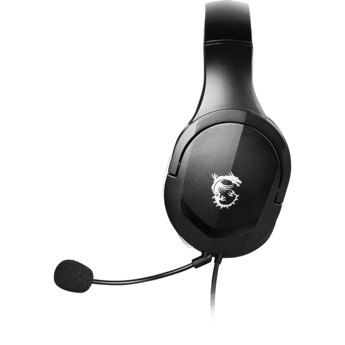 MSI GG IMMERSE GH20 GAMING HEADSET HAFIF KATLANABILIR 2X40 MM SURUCU KABLO KUMANDA 20HZ-20KHZ 32 OHM MIKROFON 1.5M ORGU Y-KABLO 3.5