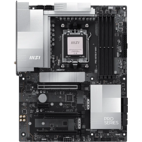 MSI MB PRO X870E-P WIFI AM5 DDR5 8200MHZ(OC) 3X M.2 USB4 GBPS HDMI 5G LAN WIFI 7 RGB ATX