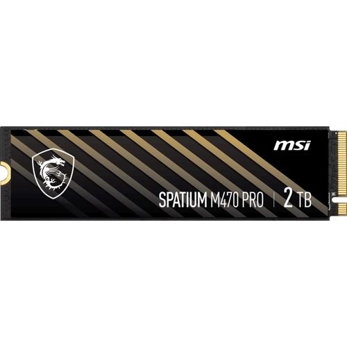 MSI SPATIUM M470 PRO PCIE 4.0 NVME M.2 2TB (6000MB-5000MB/s) SSD
