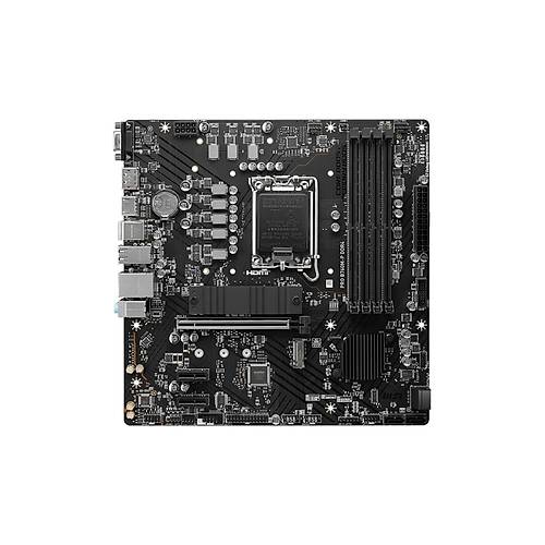 MSI MB PRO B760M-P DDR4 SOKET 1700 DDR4 4800(OC) PCI-E ,M.2 USB3.2 HDMI,DP,VGA 1X 1G LAN MATX