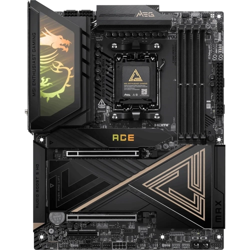 MSI MEG X870E ACE MAX DDR5 9000 MHz (OC) M.2x5 USB 3.2 HDMI Wi-Fi 7 RGB ATX