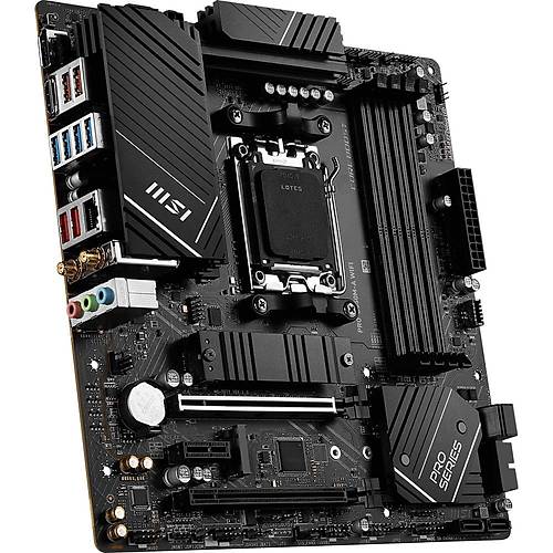 MSI MB PRO B650M-A WIFI AM5 DDR5 6400MHZ(OC) HDMI DP M.2 USB3.2 2.5G LAN WIFI 6E MATX