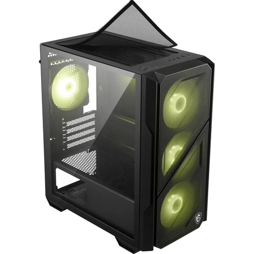 MSI MAG FORGE M110R AIRFLOW TEMPERLI CAM 3X120MM 1X120MM ARGB FAN MATX GAMING BILGISAYAR KASASI