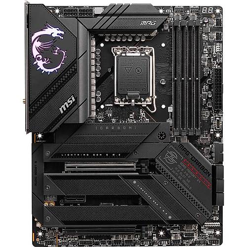 MSI MPG Z790 CARBON WIFI SOKET 1700 DDR5 7600MHZ(OC) PCI-E GEN5 M.2 USB3.2�HDMI 1X2.5G LAN� WI-FI 6E ATX