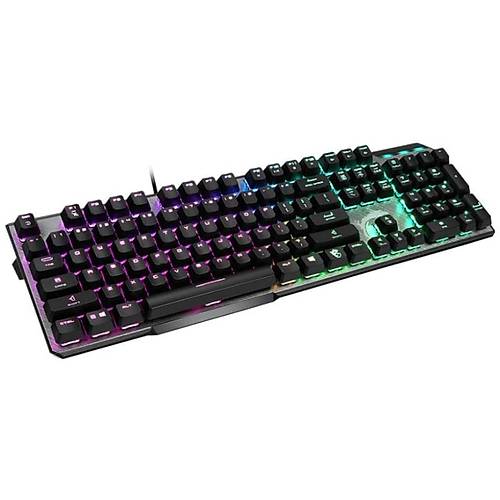 MSI GG VIGOR GK50 ELITE BW TR GAMING KLAVYE GERCEK MEKANIK KAILH BOX WHITE SWITCH PER KEY RGB FIRCALANMIS METAL TUS YUZEYI TURKCE Q