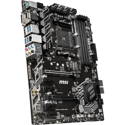 MSI B450-A PRO MAX AM4 DDR4 3466(OC) VGA DVI HDMI M.2 USB3.1 ATX