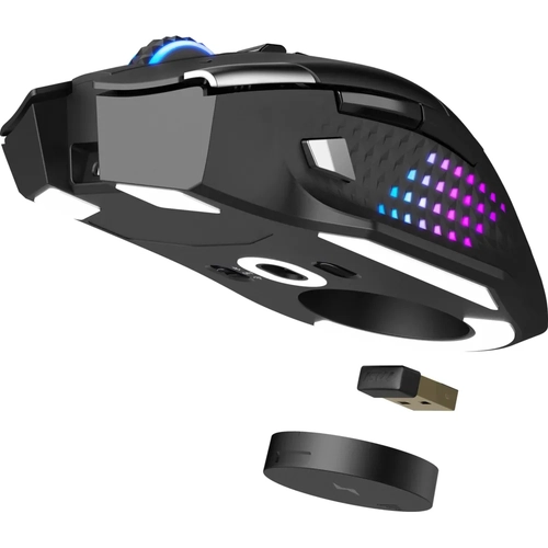 MSI GG VERSA PRO W + MOUSE DOCK PRO 97 GRAM WIRELESS GAMING MOUSE MAX 26000 DPI 1000 Hz / 1MS PIXART PAW-3395 OMRON SWITCH RGB LED MYSTIC LIGHT KABLOSUZ OYUNCU FARESI