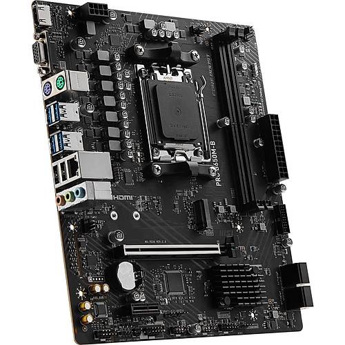 MSI MB PRO B650M-B AM5 DDR5 6800MHZ(OC) HDMI VGA M.2 USB3.2 2.5G LAN MATX