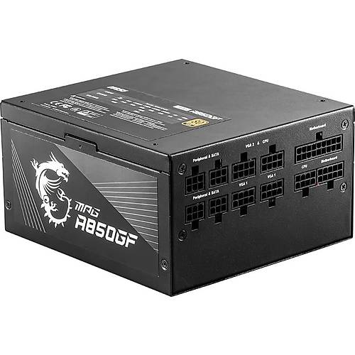 MSI PSU MPG A850G PCIE5 850W 80+ GOLD POWER SUPPLY