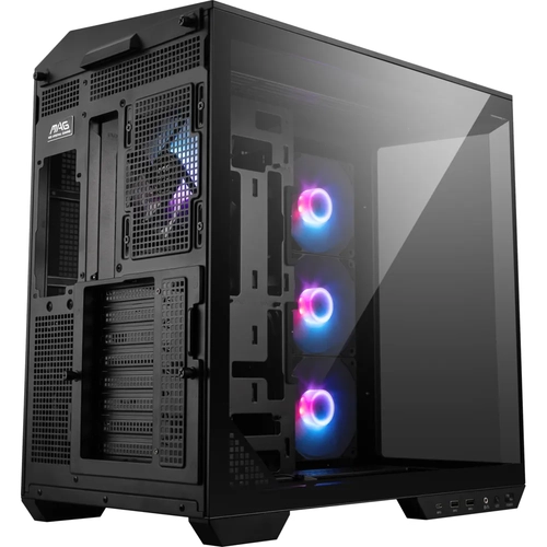 MSI MAG PANO 100R PZ TEMPERLI CAM 3X120MM 1X120MM ARGB FAN ATX PANORAMIK GAMING BILGISAYAR KASASI