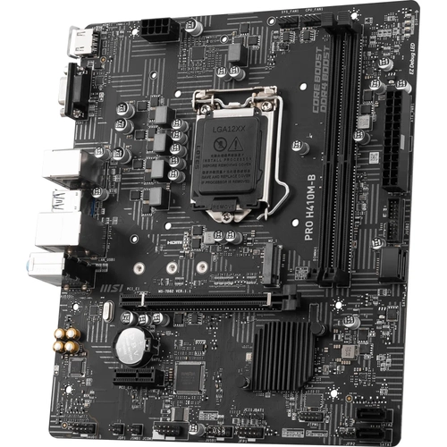 MSI PRO H410M-B DDR4 2933 MHz M.2x1 USB 3.2 VGA HDMI mATX