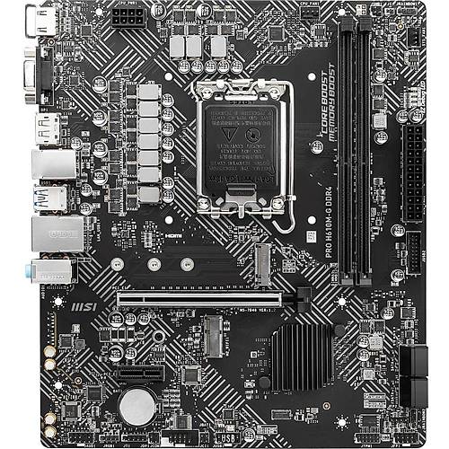 MSI MB PRO H610M-G DDR4 SOKET 1700 DDR4 3200(OC) PCI-E GEN 4 ,M.2 USB3.2 1X 1G LAN MATX