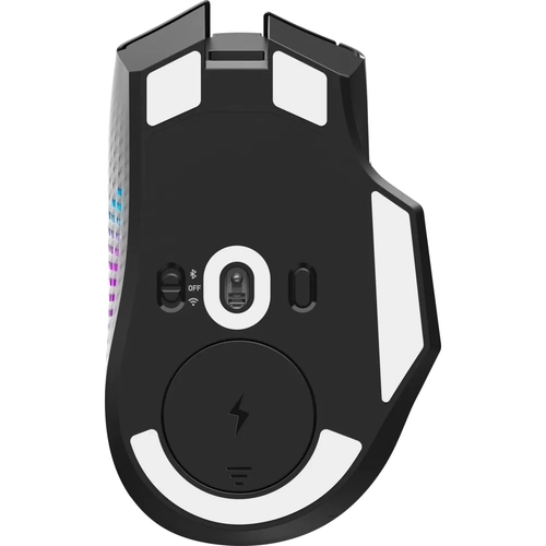 MSI GG VERSA PRO W + MOUSE DOCK PRO 97 GRAM WIRELESS GAMING MOUSE MAX 26000 DPI 1000 Hz / 1MS PIXART PAW-3395 OMRON SWITCH RGB LED MYSTIC LIGHT KABLOSUZ OYUNCU FARESI