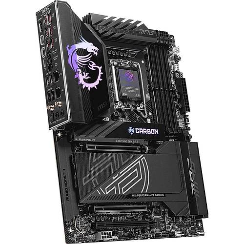 MSI MB MPG Z890 CARBON WIFI SOKET 1851 DDR5 9200MHZ(OC) USB 20GBPS 5XM.2 2XTB4 HDMI DISPLAY 1X5G 1X 2,5 LAN WIFI 7 ATX