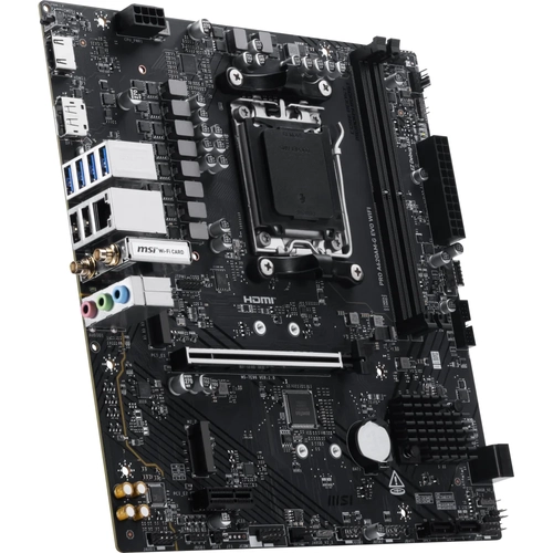 MSI PRO A620AM-G EVO WIFI DDR5 6800 MHz (OC) M.2x2 USB 3.2 HDMI DP Wi-Fi 6E ARGB mATX