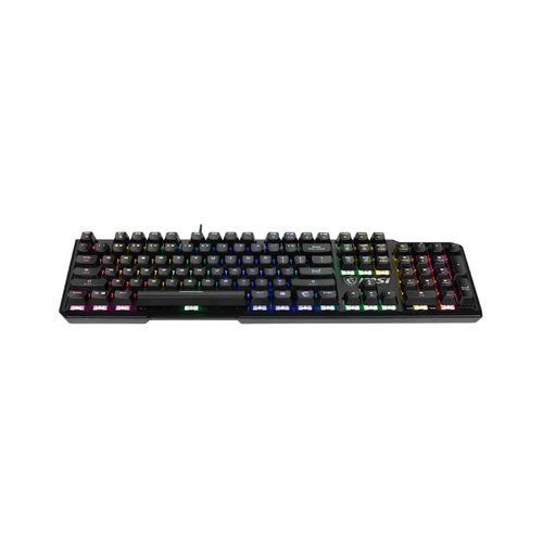MSI GG VIGOR GK41 LR TR MEKANIK GAMING KLAVYE KAILH LINEAR RED SWITCHES 10 BOLGEDE 10 DAN FAZLA RGB LED AYDINLATMA EFEKTI. TURKCE Q