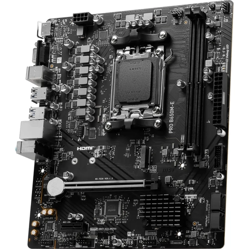 MSI MB PRO B650M-E AM5 DDR5 6800MHZ(OC) HDMI VGA M.2 USB3.2 2.5G LAN MATX