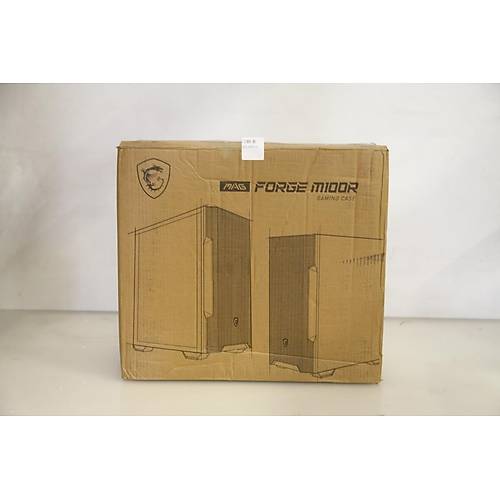 MSI MAG FORGE M100R 4x120mm ARGB Fanl� Siyah Micro ATX Gaming Kasa (Outlet - Te�hir)