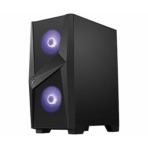 MSI MAG FORGE 100M TEMPERLI CAM 2 X RGB FAN 1 X 120MM FAN ATX GAMING BILGISAYAR KASASI