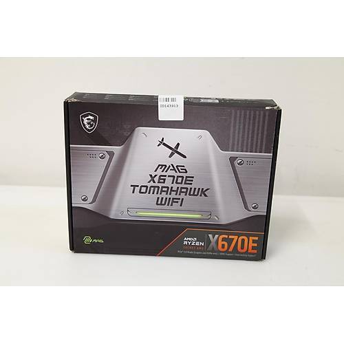 MSI MAG X670E TOMAHAWK WIFI DDR5 7800 MHz (OC) M.2x4 USB 3.2 HDMI DP Wi-Fi 6E RGB ATX (Outlet - Te�hir / Pin Hasarl�)