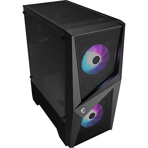 MSI MAG FORGE 100R TEMPERLI CAM 2X A-RGB FAN 1X 120MM FAN 650W 80+ BRONZE PSU ATX GAMING BILGISAYAR KASASI