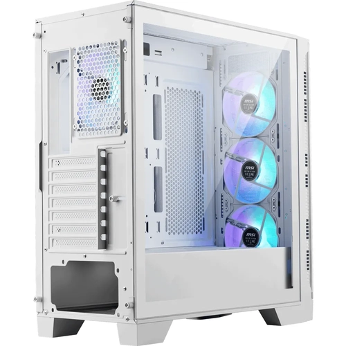 MSI MAG FORGE 320R AIRFLOW WHITE TEMPERLI CAM 4X120MM ARGB FAN ATX GAMING BILGISAYAR KASASI