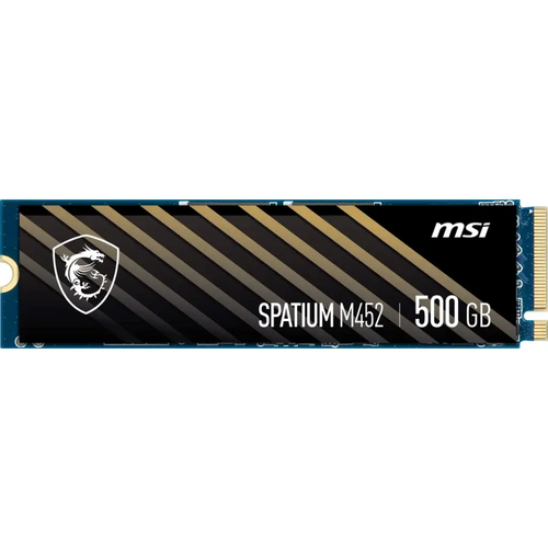 MSI SPATIUM M452 PCIe 4.0 NVMe M.2 500GB (3600MB- 3100MB/s) SSD