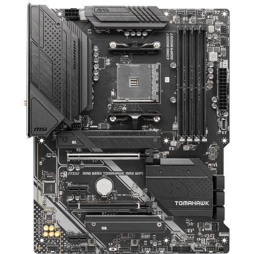 MSI MAG B550 TOMAHAWK MAX WIFI AM4 DDR4 5100(OC) HDMI DP M.2 USB3.2 AMD WIFI 6E RGB ATX