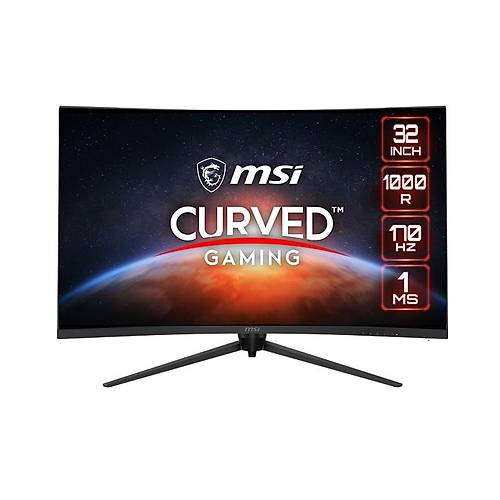 MSI 31.5 G321CQP E2 2560x1440 (WQHD) 16:9 CURVE 1000R VA 170HZ 1MS ADAPTIVE-SYNC GAMING MONITOR