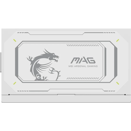 MSI MAG A1000GL PCIE5 WHITE 1000W 80+ Gold Beyaz