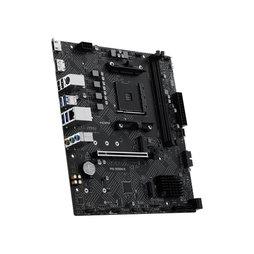 MSI MB PRO B550M-B AM4 DDR4 4600(OC) HDMI DP 2x M.2 USB 5Gbps mATX