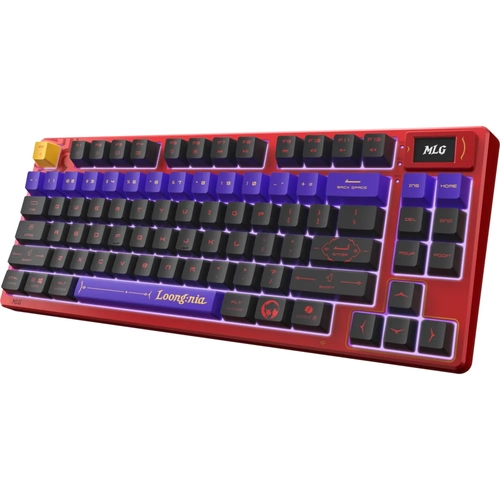 MSI GG FORGE TKL WIRELESS MLG EDITION RED US MEKANIK GAMING KLAVYE LCD EKRAN KTT HIFI LINEAR HOT-SWAPPABLE SWITCH PBT TUS TAKIMI RGB US LAYOUT